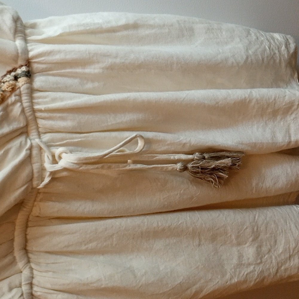 American Eagle Cream Linen Blend Skort Size S - Picture 3 of 6